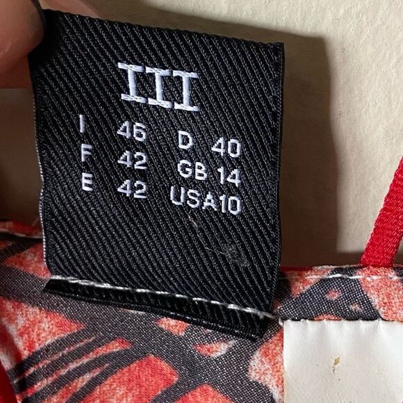 Rare Legatte Maxi Orange Blue Dress Tank Size L - Picture 10 of 11